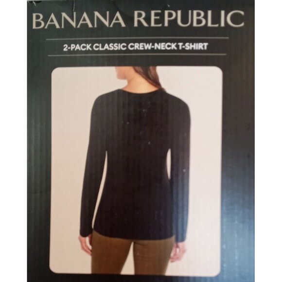 Banana Republic 2-Pack Classic Crew-Neck T-Shirt Large - Picture 2 of 5